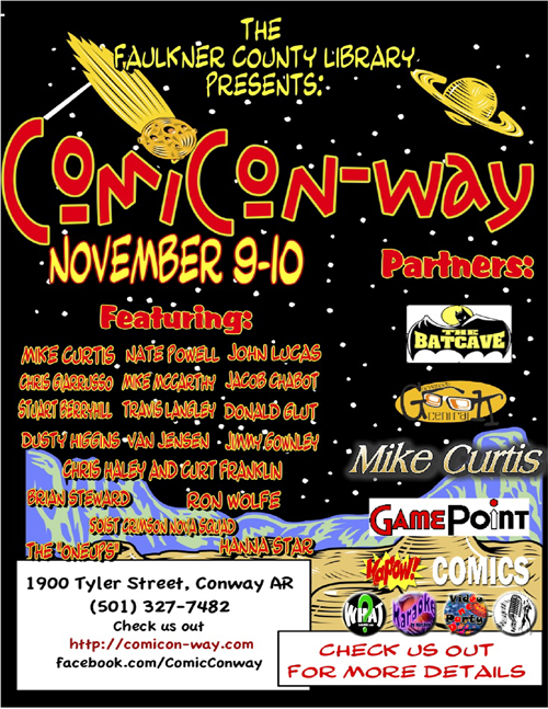 2012-11-09 & 10 Comi-Conway Comic Convention from Conway Arkansas 