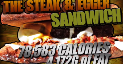 A 78,583 Calorie Sandwich!!! (UGH)