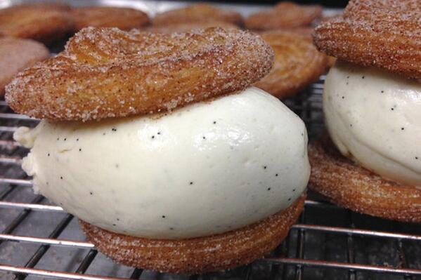 ATTENTION FOODIES: Meet The Churro Ice Cream Sandwich