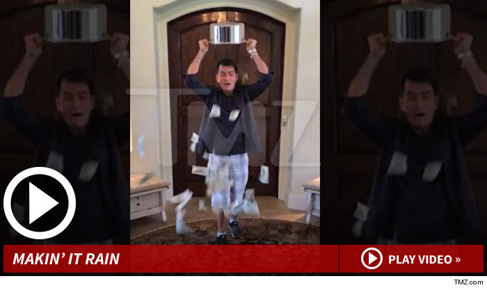 Charlie Sheen -- Ice Bucket Challenge with a BIG Twist