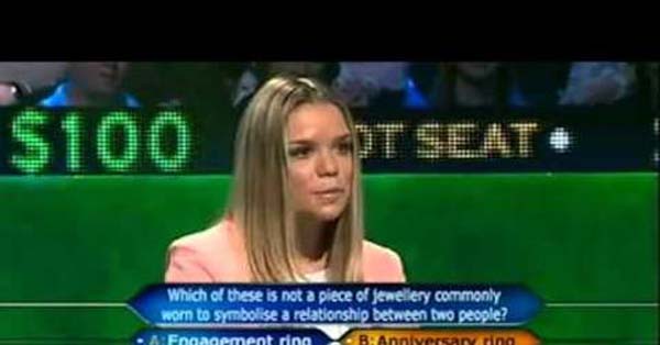 FAIL of the Day: Woman Eliminated on ‘Millionaire Hot Seat’ in First Round!!!