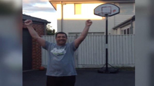 Freak Basketball Shot Saves Dad Millions Of Dollars!