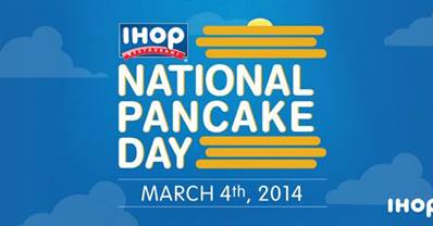 FREE: IHOP is Celebrating #NATLPancakeDay Today!