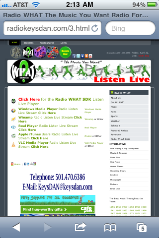 Radio WHAT for iPhone