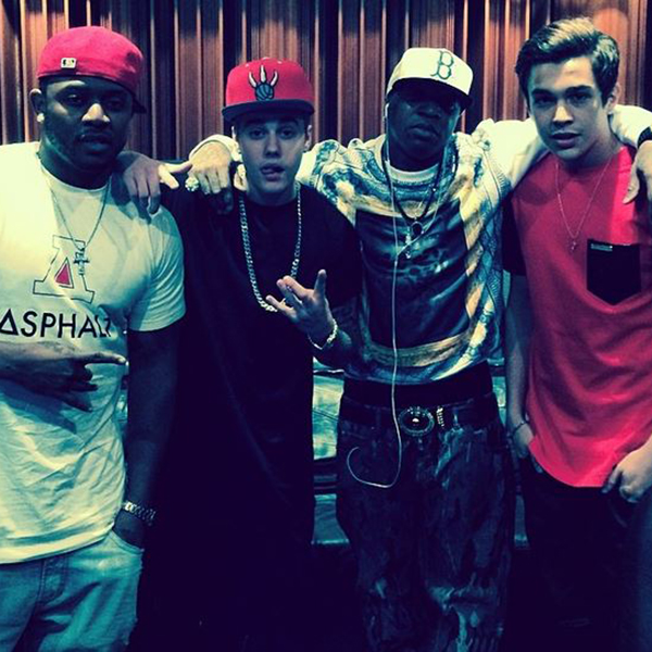Justin Bieber and Austin Mahone are recording together
