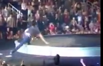 Luke Bryan Takes Concert Fall