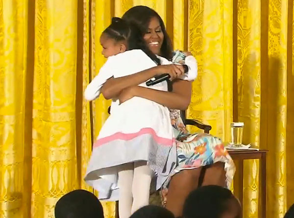 Michelle Obama: Little Girl Tells Her ‘You’re Too Young for 51'