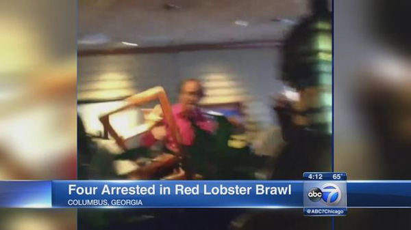 Mother's Day Brawl at Red Lobster