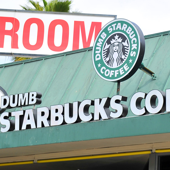 New LA Coffee Shop: 'Dumb Starbucks'