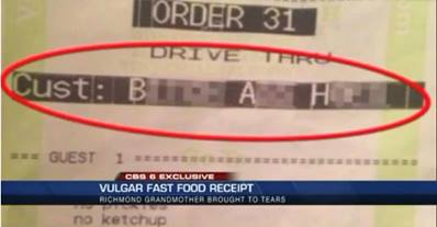 NOT COOL! Burger King Receipt Left A Grandmother In Tears
