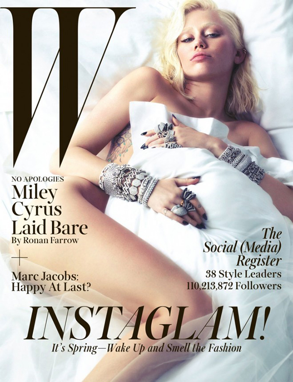 PHOTO: Miley Cyrus smoulders in 'W' magazine