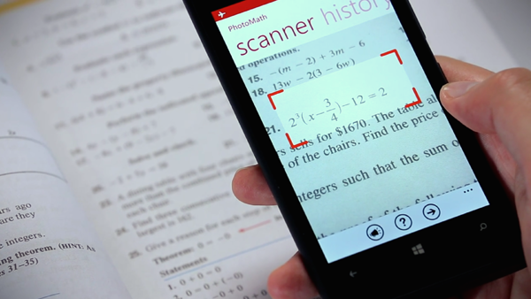 PhotoMath Shows the Step by Step Process to Scanned in Math Problems!