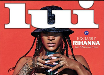 Rihanna Goes Topless in French Magazine!! (PICS)