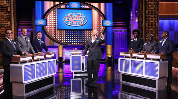 Tonight Show Family Feud with Steve Harvey & Jason Segel