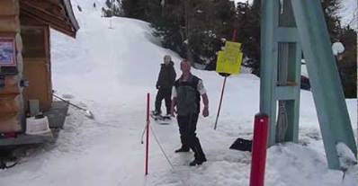 WATCH: Amateur Snowboarder Fails Over & Over & Over