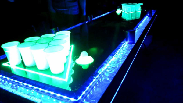 WATCH: Best Beer Pong Table EVER!