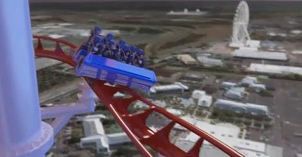 WATCH: Get A First Hand View Of The Worlds Tallest Rollercoaster! [video]