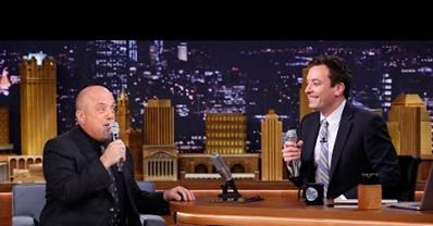 WATCH: Jimmy Fallon and Billy Joel Form a Two Man Doo-Wop Ipad Group