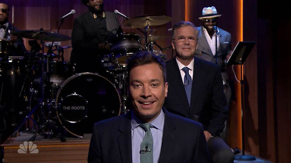 WATCH: Jimmy Fallon, Jeb Bush Slow Jam the News