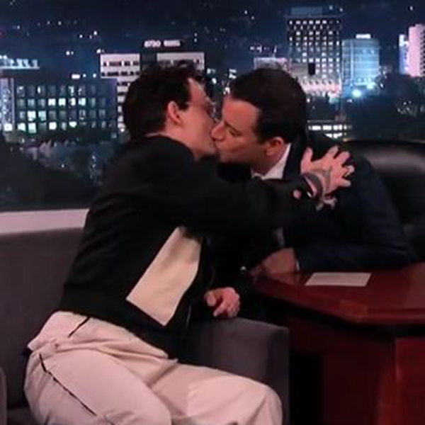 WATCH: Johnny Depp kisses Jimmy Kimmel again