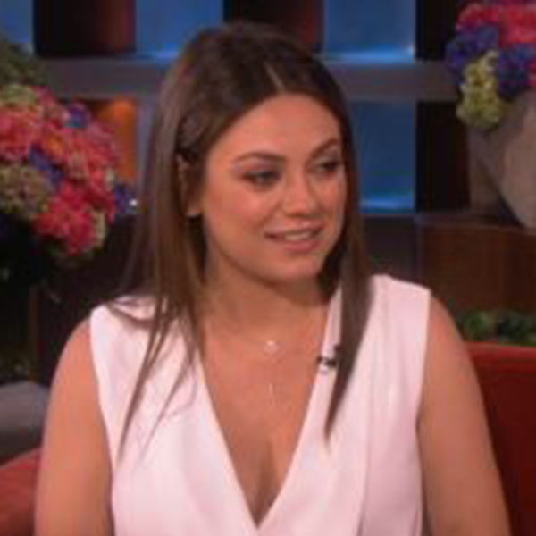 WATCH: Mila Kunis talks pregnancy cravings on 'Ellen'