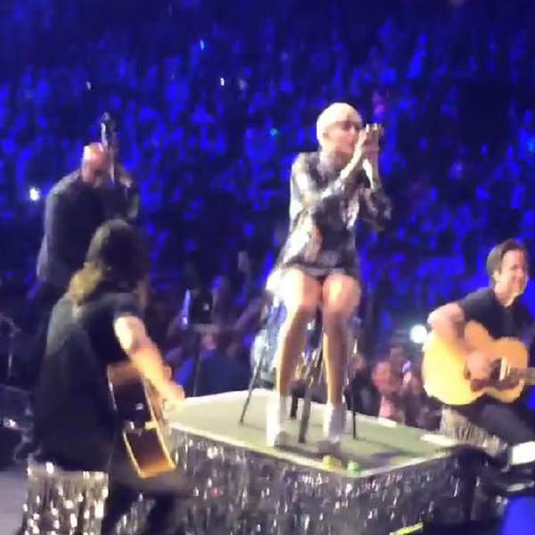 WATCH: Miley Cyrus records 'catfight' at Detroit BANGERZ concert