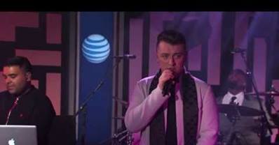 WATCH: Naughty Boy ft. Sam Smith-"La La La" Live on Jimmy Kimmel