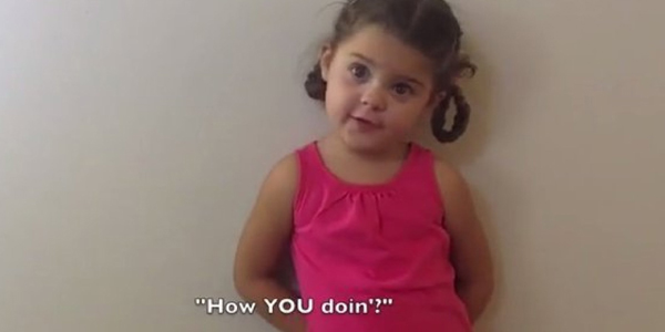 WATCH: This Little Girl Recite Famous Lines From "Friends"